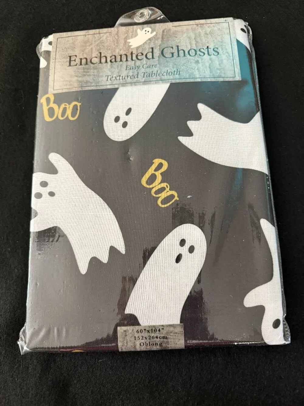 Halloween Ghost Polyester Tablecloth 60x84